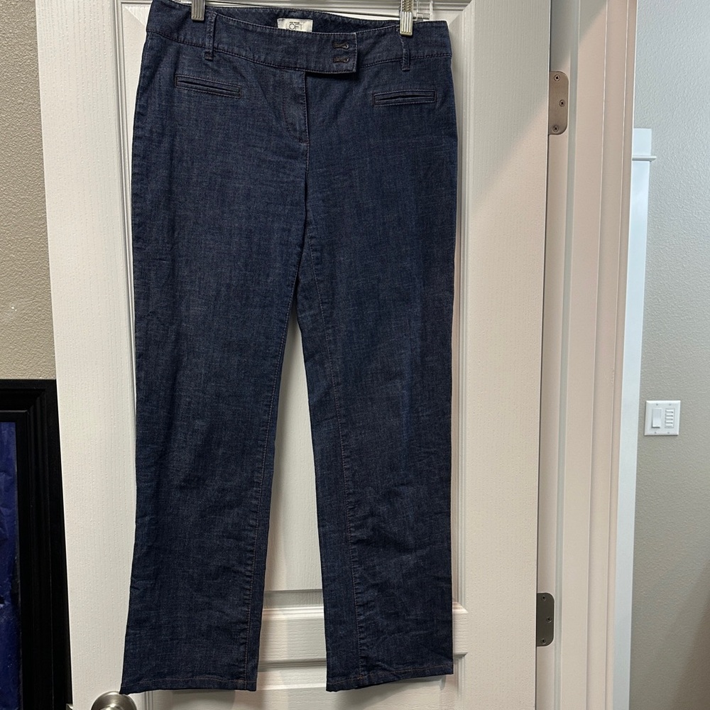 Ann Taylor Boot Cut Jeans - Deep Indigo